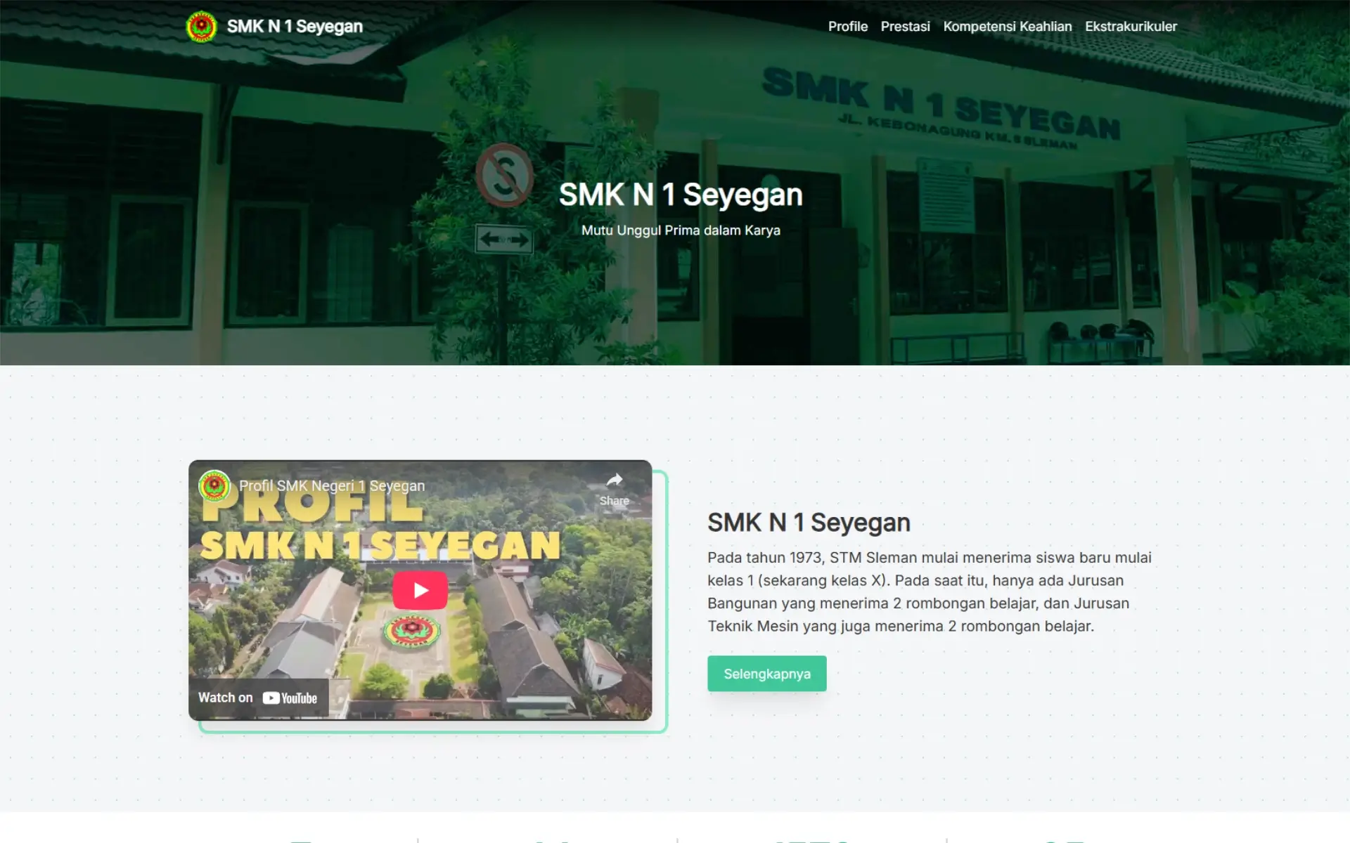 Skanesga - Landing Page